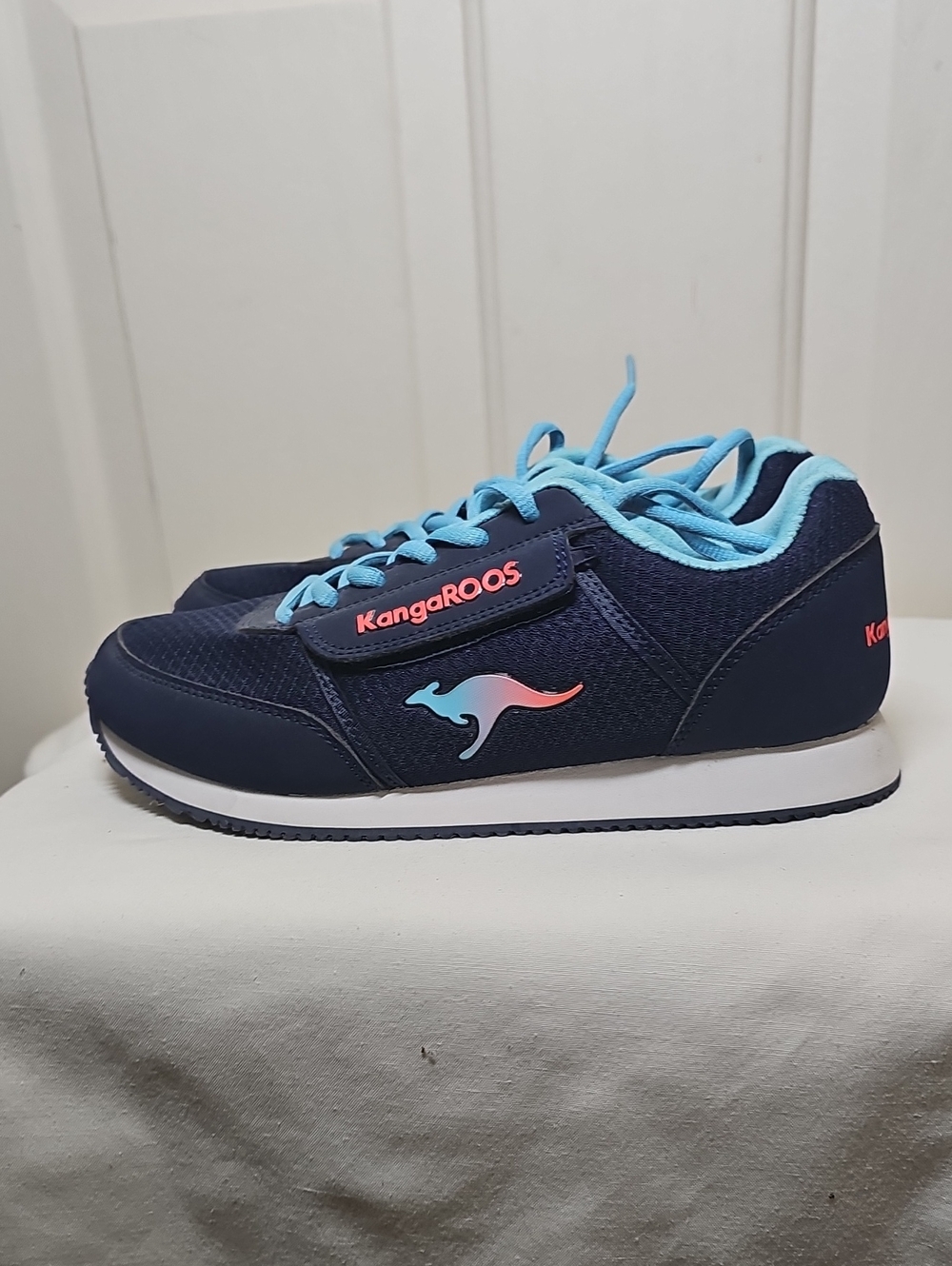 KangaROOS Navy & Light Blue Lace-Up Sneakers